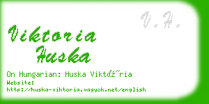viktoria huska business card